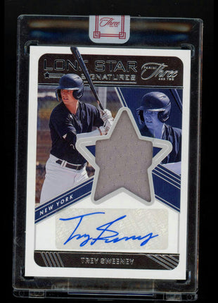 2022 Panini Three and Two Baseball Trey Sweeney #LSS-TS 30/35 Lone Star Auto