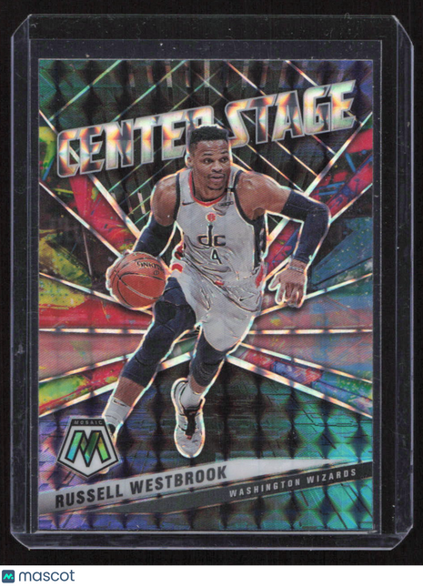 2020-21 2020 Panini Mosaic Russell Westbrook #No. 2 Center Stage