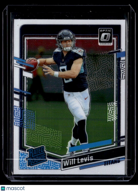 2023 Donruss Optic Rated Rookie Preview Prizm Will Levis Tennessee Titans #397