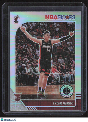 2019-20 Hoops Premium Stock Tyler Herro Rookie Miami Heat #210