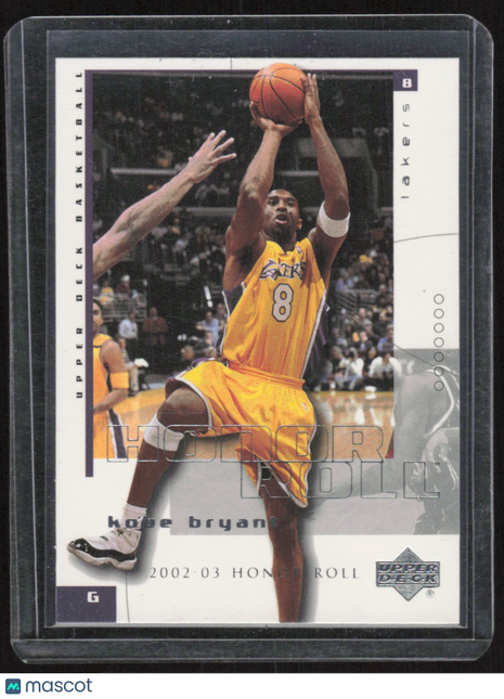 2003-04 Upper Deck Honor Roll Kobe Bryant Los Angeles Lakers #6