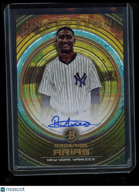 2022 Topps Inception Roderick Arias #PA-RA Autograph 29/50