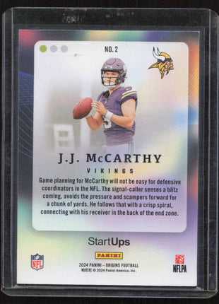 2024 Panini - Origins J.J. McCarthy #2 RC