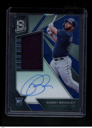 2020 Panini Spectra Bobby Bradley #150 Player Worn RC Autographed #046/199