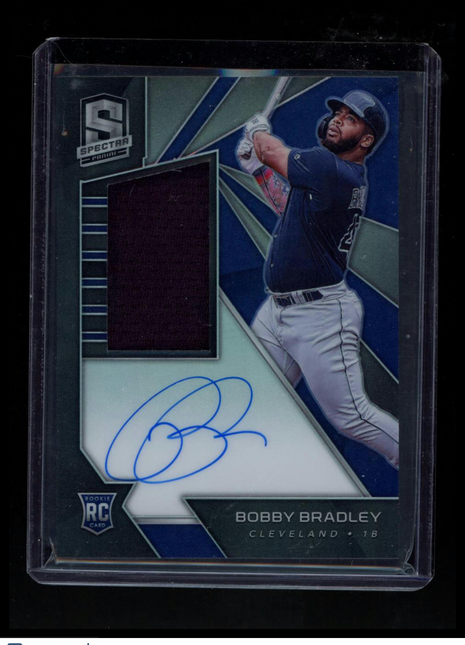 2020 Panini Spectra Bobby Bradley #150 Player Worn RC Autographed #046/199