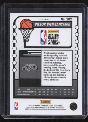 2023-24 Panini Rising Stars Victor Wembanyama #No. 282 RC