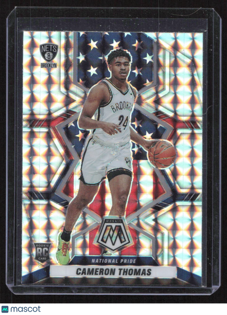 2021 Panini Mosaic Cameron Thomas #255 Mosaic RC