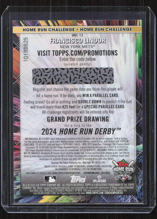 2023 Topps Francisco Lindor Home Run Challenge #HRC-13