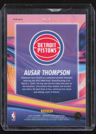 2023 Panini Ausar Thompson #No. 8 RC 84/88