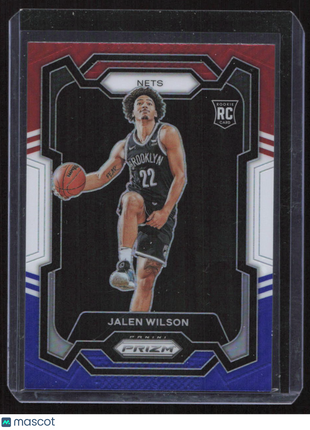 2023 Panini Prizm Jalen Wilson #128 red white blue