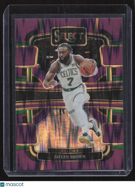 2023 Panini Select Jaylen Brown #22 Purple Flash 79/175