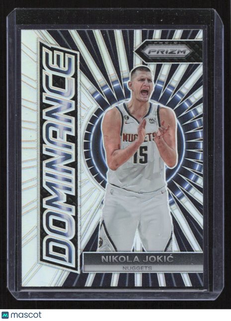 2023 Panini Prizm Nikola Jokic #10 Dominance Silver