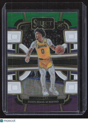 2023 Panini Select Jalen Hood-Schifino #99 Green White Purple