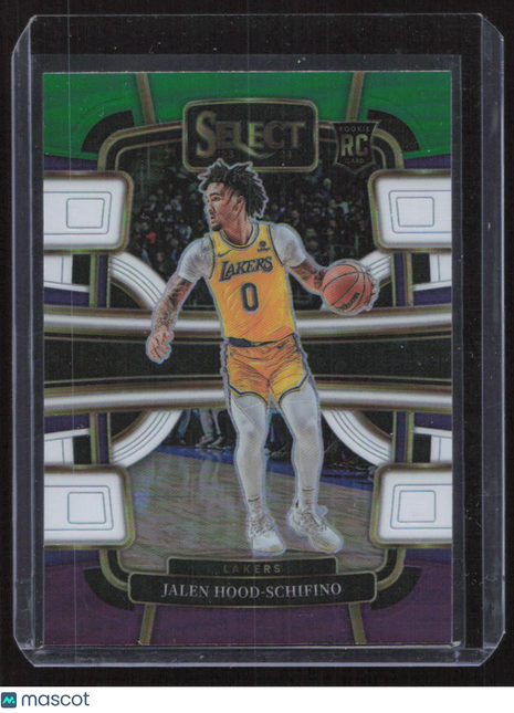 2023 Panini Select Jalen Hood-Schifino #99 Green White Purple