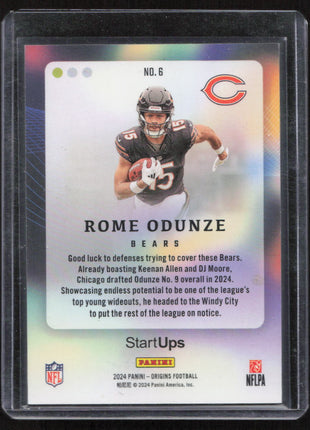 2024 Panini - Origins Rome Odunze #No. 6 RC