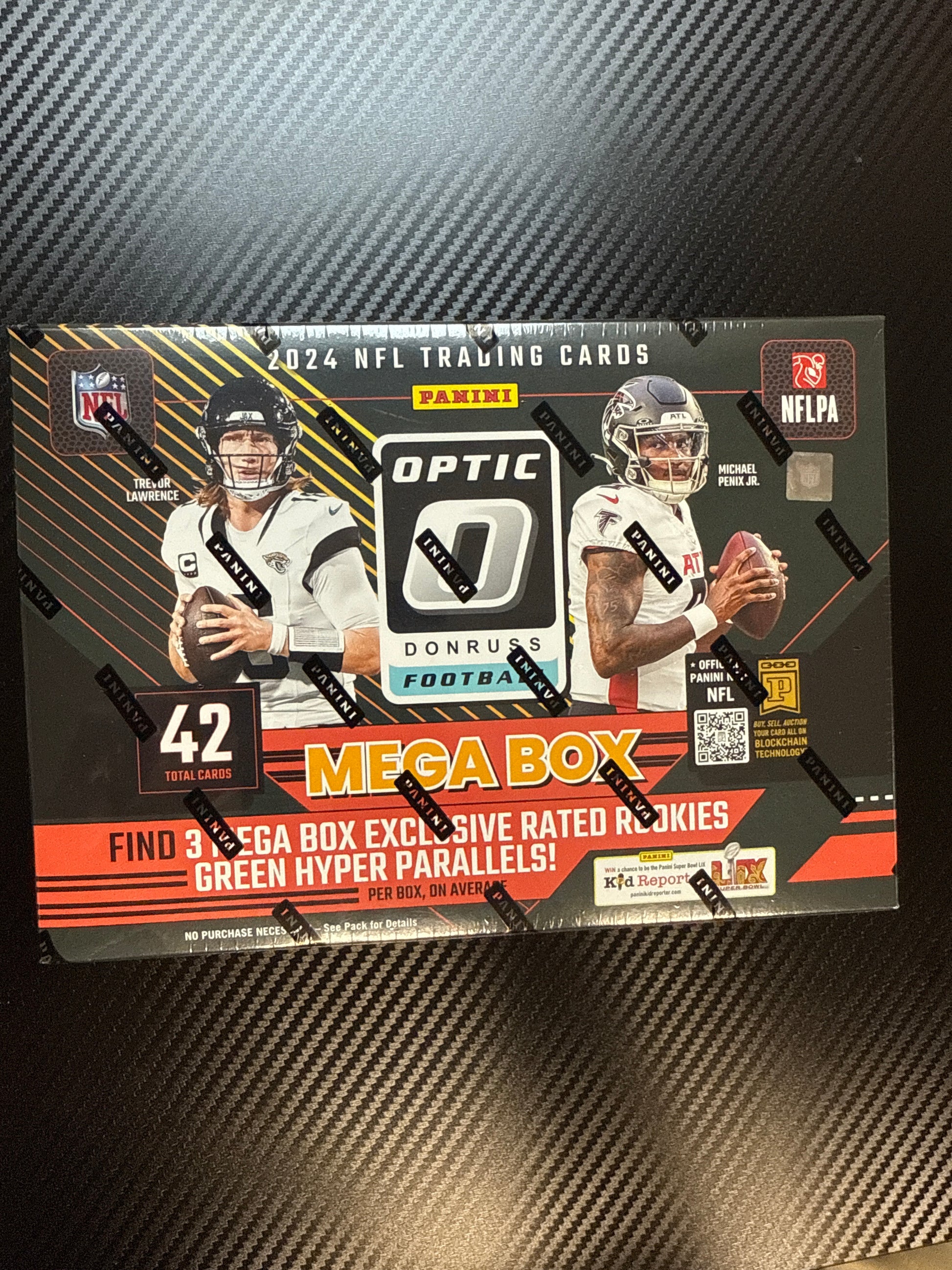 2024 Panini Optic Football Mega Box Green Hyper