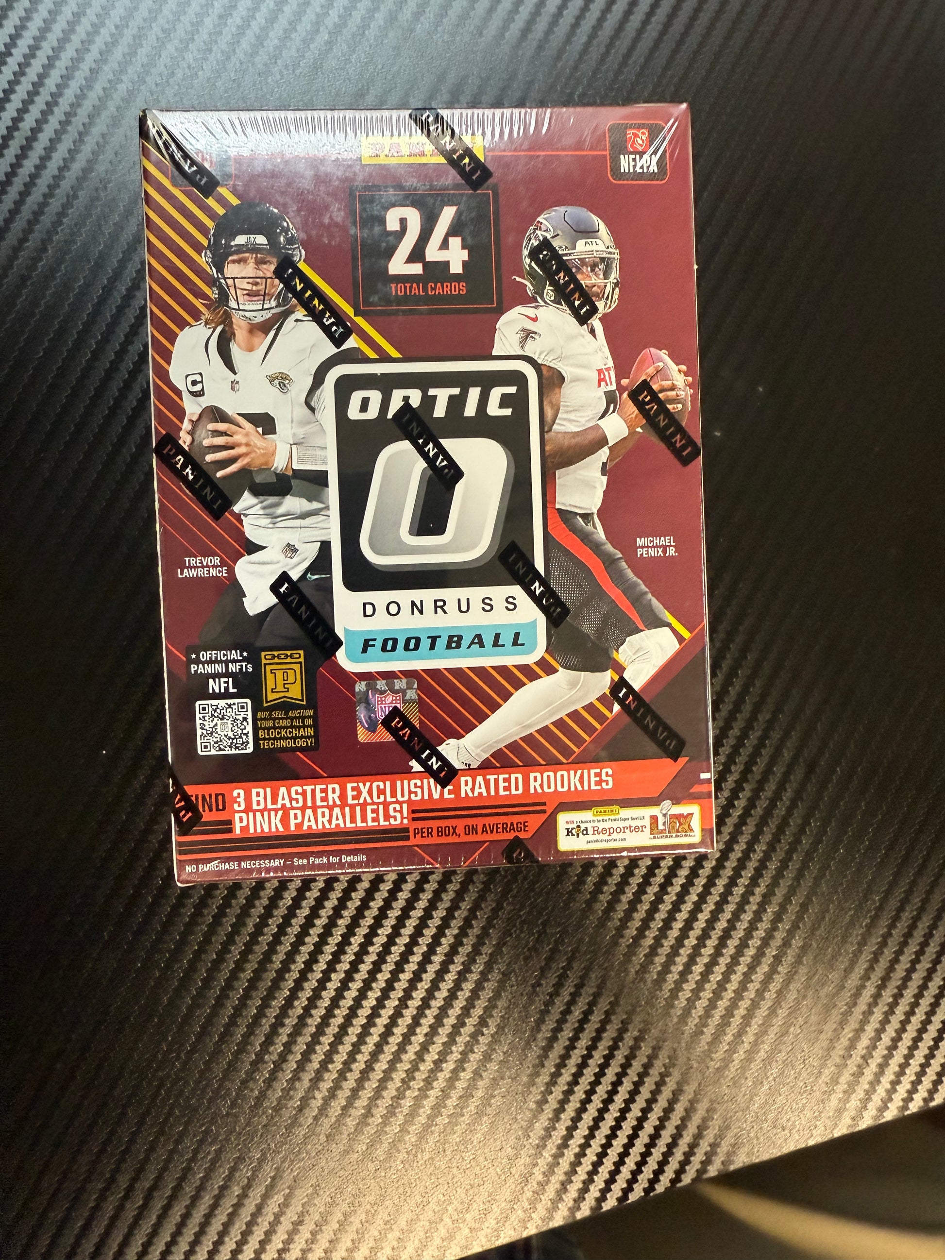 2024 Panini Optic Football Blaster Box Pink
