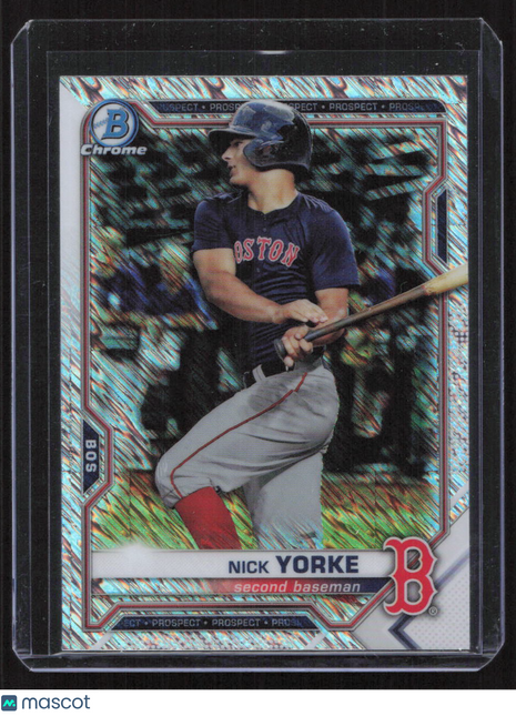 2021 Topps Bowman Chrome Nick Yorke Prospect Shimmer #BCP-243