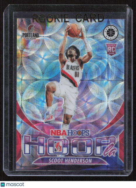 2023-24 Panini NBA Hoops Scoot Henderson #00 /88 Rookie Card