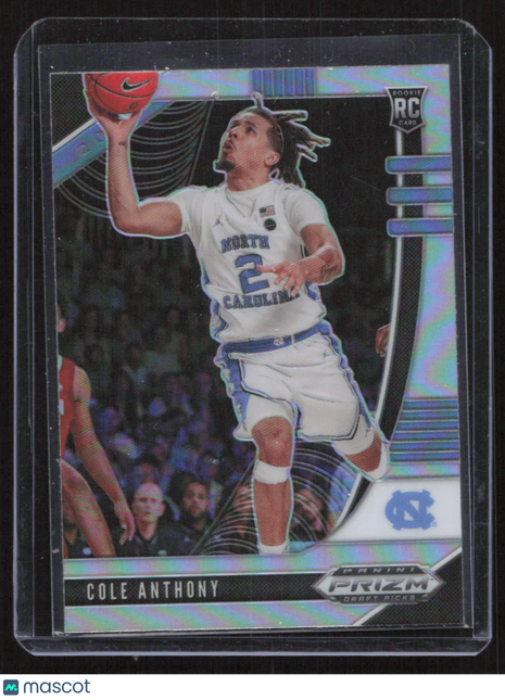 2020 Panini Prizm Cole Anthony #49 Draft Picks Collegiate