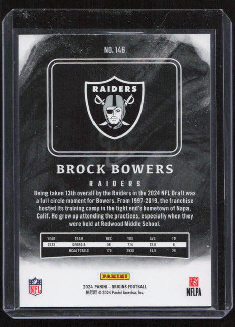 2024 Panini Brock Bowers #146 RC