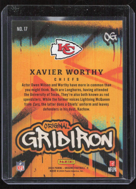 2024 Panini - Origins Xavier Worthy #17 RC