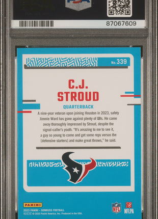 2023 Panini Donruss CJ Stroud #339 PSA 10