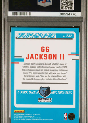 2023 Panini Donruss GG Jackson II #232 Red PSA 9