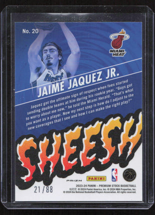 2023-24 Panini Jaime Jaquez Jr. #20 21/88 RC