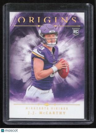 2024 Panini Origins J.J. McCarthy #103 RC