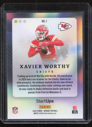 2024 Panini - Origins Xavier Worthy #1 RC