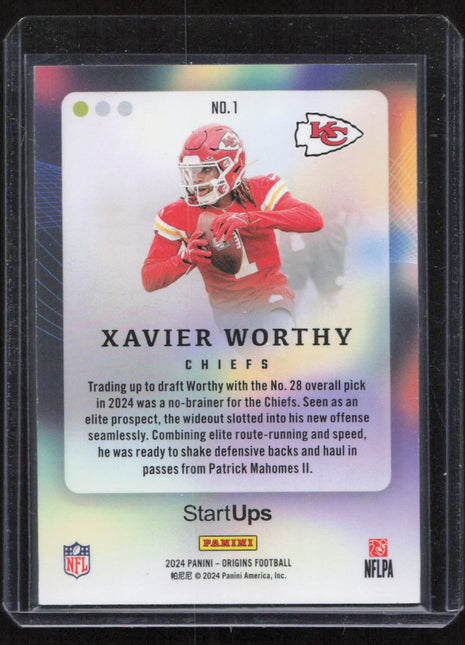 2024 Panini - Origins Xavier Worthy #1 RC