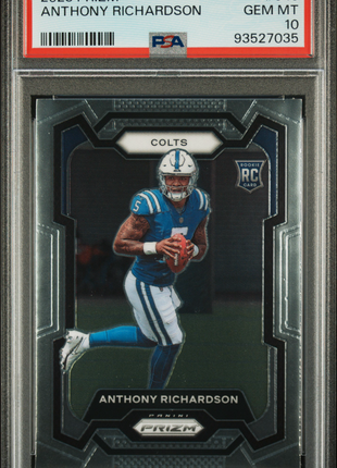 2023 Panini Prizm Anthony Richardson #343 PSA 10