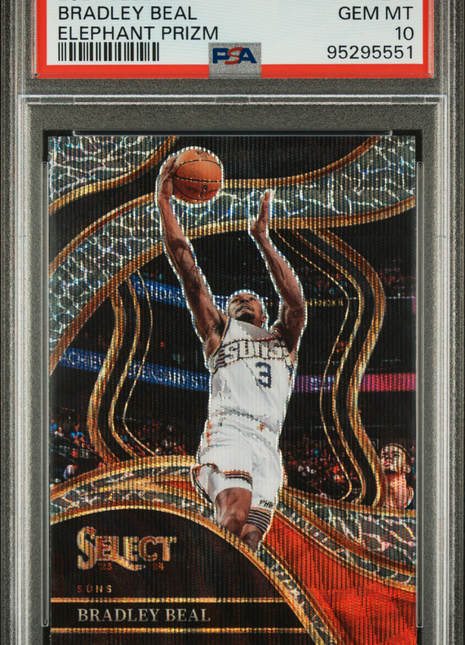 2023 Panini Select Bradley Beal #247 Elephant Prizm PSA 10