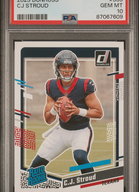 2023 Panini Donruss CJ Stroud #339 PSA 10