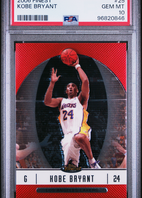 2006 Finest Kobe Bryant #25 PSA 10