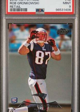 2010 Topps Prime Rob Gronkowski #42 Retail PSA 9