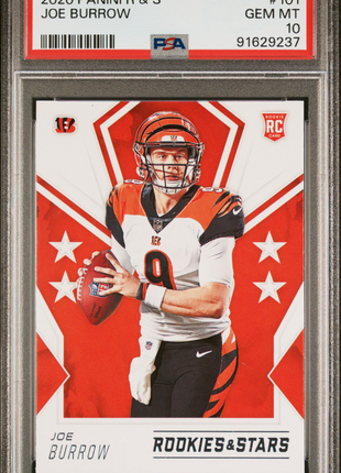 2020 Panini Rookies & Stars Joe Burrow #101 PSA 10