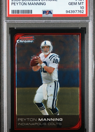 2006 Bowman Chrome Peyton Manning #181 PSA 10