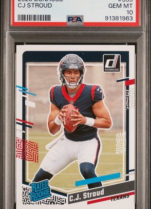 2023 Panini Donruss CJ Stroud #339 PSA 10