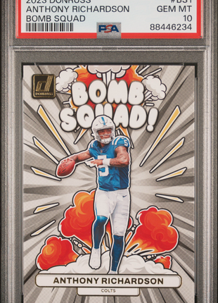 2023 Panini Donruss Bomb Squad Anthony Richardson #BS1 PSA 10