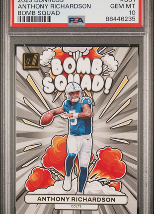 2023 Panini Donruss Bomb Squad Anthony Richardson #BS1 PSA 10