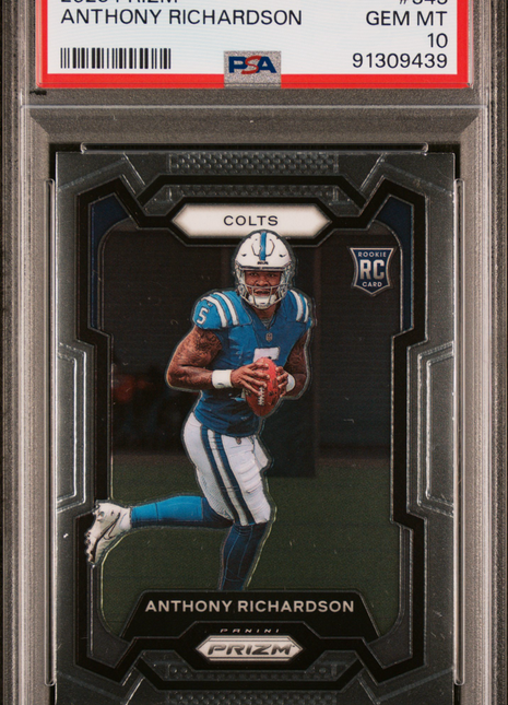 2023 Panini Prizm Anthony Richardson #343 PSA 10